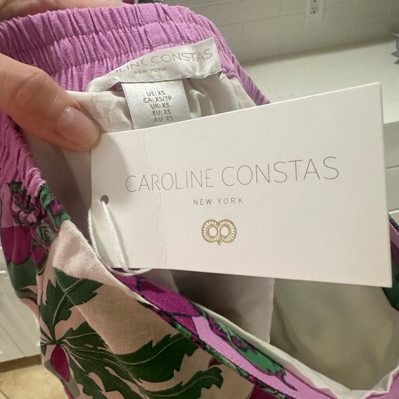 ❌SOLD❌Caroline Constas two piece skirt set linen extra small xs NWT - Picture 7 of 7